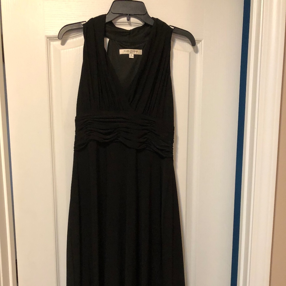 Evan Picone black cocktail dress